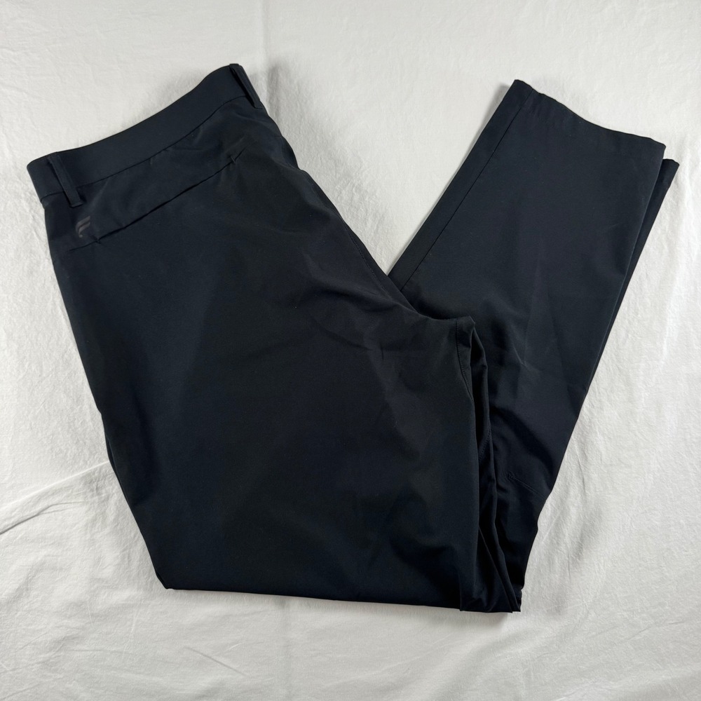 Fabletics The Only Pants Men's Size 36x32 Black 4-Way Stretch‎ Pants